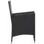Juego de comedor de jardín 9 piezas ratán sintético negro de vidaXL, Conjuntos de jardín - Ref: Foro24-45976, Precio: 771,91 ...
