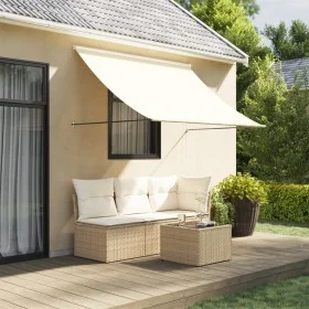 Toldo retráctil tela y acero crema 200x150 cm de , Toldos - Ref: Foro24-368759, Precio: 48,55 €, Descuento: %