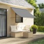 Toldo retráctil de tela y acero gris antracita 200x150 cm de , Toldos - Ref: Foro24-368752, Precio: 60,54 €, Descuento: %