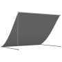 Toldo retráctil de tela y acero gris antracita 200x150 cm de , Toldos - Ref: Foro24-368752, Precio: 60,54 €, Descuento: %