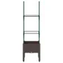 Jardinera con enrejado PP marrón 40x40x142,5 cm de , Maceteros y jardineras - Ref: Foro24-367950, Precio: 31,99 €, Descuento: %