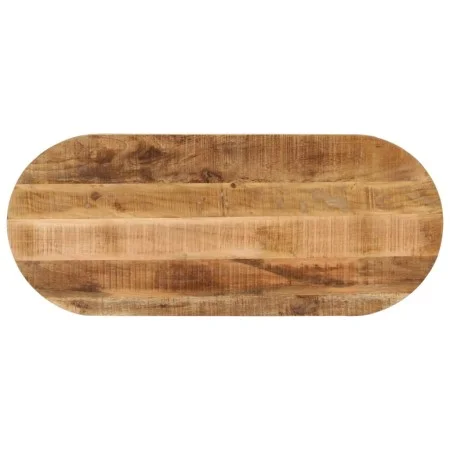 Oval table top solid rough mango wood 140x50x2.5cm by , Table tops - Ref: Foro24-370109, Price: 76,54 €, Discount: %