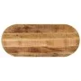 Oval table top solid rough mango wood 140x50x2.5cm by , Table tops - Ref: Foro24-370109, Price: 76,54 €, Discount: %