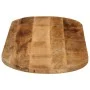 Tablero de mesa ovalado madera maciza mango rugosa 140x50x2,5cm de , Tableros para mesas - Ref: Foro24-370109, Precio: 76,54 ...