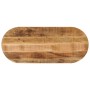 Tablero de mesa ovalado madera maciza mango rugosa 100x40x3,8cm de , Tableros para mesas - Ref: Foro24-370114, Precio: 60,26 ...