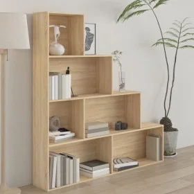Regal aus Sonoma-Eichensperrholz, 155 x 24 x 160 cm von vidaXL, Bücherregale und Regale - Ref: Foro24-800660, Preis: 88,52 €,...