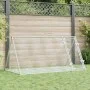 Jaula para conejos acero galvanizado plateado 200x105x91 cm de , Jaulas y habitáculos para animales pequeños - Ref: Foro24-32...