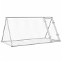 Jaula para conejos acero galvanizado plateado 200x105x91 cm de , Jaulas y habitáculos para animales pequeños - Ref: Foro24-32...