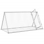 Jaula para conejos acero galvanizado plateado 200x105x91 cm de , Jaulas y habitáculos para animales pequeños - Ref: Foro24-32...