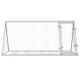 Jaula para conejos acero galvanizado plateado 200x105x91 cm de , Jaulas y habitáculos para animales pequeños - Ref: Foro24-32...