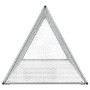 Jaula para conejos acero galvanizado plateado 200x105x91 cm de , Jaulas y habitáculos para animales pequeños - Ref: Foro24-32...