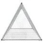 Jaula para conejos acero galvanizado plateado 200x105x91 cm de , Jaulas y habitáculos para animales pequeños - Ref: Foro24-32...