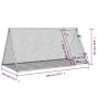 Jaula para conejos acero galvanizado plateado 200x105x91 cm de , Jaulas y habitáculos para animales pequeños - Ref: Foro24-32...