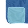 Cama alta para niños con cortinas madera pino azul 90x200 cm de , Camas y somieres - Ref: Foro24-3283818, Precio: 192,98 €, D...