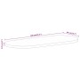 Tablero de mesa ovalado madera maciza de mango 100x40x3,8 cm de , Tableros para mesas - Ref: Foro24-370154, Precio: 60,98 €, ...