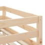 Cama alta niños con túnel madera pino blanco negro 90x190 cm de , Camas y somieres - Ref: Foro24-3283853, Precio: 169,29 €, D...