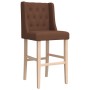 Taburetes altos 2 uds madera maciza de caucho y tela de , Taburetes de cocina - Ref: Foro24-4006224, Precio: 96,67 €, Descuen...