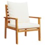 Juego de muebles jardín 5 pzas con cojines madera maciza acacia de , Conjuntos de jardín - Ref: Foro24-3211804, Precio: 425,4...
