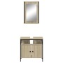 Set de muebles de baño 2 pzas madera contrachapada roble Sonoma de , Muebles de baño - Ref: Foro24-3214776, Precio: 99,74 €, ...