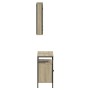 Set de muebles de baño 2 pzas madera contrachapada roble Sonoma de , Muebles de baño - Ref: Foro24-3214776, Precio: 99,74 €, ...