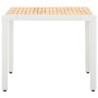 Juego de comedor de jardín 5 piezas ratán sintético blanco de vidaXL, Conjuntos de jardín - Ref: Foro24-45982, Precio: 376,15...