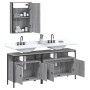 Set de muebles de baño 3 pzas madera contrachapada gris sonoma de , Muebles de baño - Ref: Foro24-3214788, Precio: 161,46 €, ...