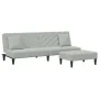 Juego de sofás con cojines 2 piezas terciopelo gris claro de , Sofás - Ref: Foro24-3216262, Precio: 291,74 €, Descuento: %