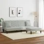 Sofagarnitur mit Kissen, 2-teilig, hellgrauer Samt von , Sofas - Ref: Foro24-3216262, Preis: 291,74 €, Rabatt: %