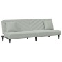 Juego de sofás con cojines 2 piezas terciopelo gris claro de , Sofás - Ref: Foro24-3216262, Precio: 293,82 €, Descuento: %