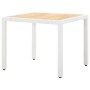 Juego de comedor de jardín 5 piezas ratán sintético blanco de vidaXL, Conjuntos de jardín - Ref: Foro24-45982, Precio: 376,15...