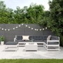 Set muebles jardín con cojines 8 pzas madera maciza pino blanco de , Conjuntos de jardín - Ref: Foro24-3250585, Precio: 708,6...