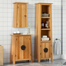 Conjunto de muebles de baño 3 piezas madera maciza de pino de , Muebles de baño - Ref: Foro24-3223455, Precio: 701,32 €, Desc...