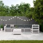Set muebles jardín 7 pzas con cojines madera maciza pino blanco de , Conjuntos de jardín - Ref: Foro24-3250877, Precio: 685,5...