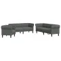3-piece sofa set dark gray fabric by , Sofas - Ref: Foro24-3209192, Price: 674,96 €, Discount: %