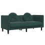 Juego de sofás con cojines 3 piezas terciopelo verde oscuro de , Sofás - Ref: Foro24-3209249, Precio: 724,45 €, Descuento: %
