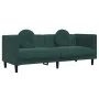 Juego de sofás con cojines 3 piezas terciopelo verde oscuro de , Sofás - Ref: Foro24-3209249, Precio: 714,55 €, Descuento: %