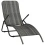 Faltbare Sonnenliege aus synthetischem Rattan in Grau von vidaXL, Liegen - Ref: Foro24-48128, Preis: 74,55 €, Rabatt: %