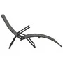 Faltbare Sonnenliege aus synthetischem Rattan in Grau von vidaXL, Liegen - Ref: Foro24-48128, Preis: 74,55 €, Rabatt: %