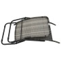 Tumbona plegable de ratán sintético gris de vidaXL, Tumbonas - Ref: Foro24-48128, Precio: 73,34 €, Descuento: %