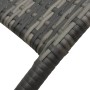 Tumbona plegable de ratán sintético gris de vidaXL, Tumbonas - Ref: Foro24-48128, Precio: 73,34 €, Descuento: %