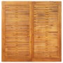 Mesa de comedor de jardín madera maciza de acacia 110x110x75 cm de , Mesas de jardín - Ref: Foro24-366369, Precio: 136,77 €, ...