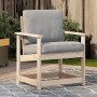 Silla de jardín madera maciza de pino 62x56x77 cm de , Sofás modulares de exterior - Ref: Foro24-832625, Precio: 51,10 €, Des...