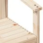 Silla de jardín madera maciza de pino 62x56x77 cm de , Sofás modulares de exterior - Ref: Foro24-832625, Precio: 50,58 €, Des...
