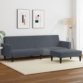 Juego de sofás 2 piezas terciopelo gris oscuro de , Sofás - Ref: Foro24-3216281, Precio: 318,77 €, Descuento: %