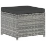 Set de muebles de jardín 5 pzas y cojines ratán sintético gris de vidaXL, Conjuntos de jardín - Ref: Foro24-48134, Precio: 29...