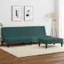 Juego de sofás 2 piezas terciopelo verde oscuro de , Sofás - Ref: Foro24-3216276, Precio: 302,57 €, Descuento: %