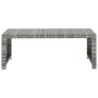 Set de muebles de jardín 5 pzas y cojines ratán sintético gris de vidaXL, Conjuntos de jardín - Ref: Foro24-48134, Precio: 29...