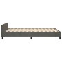 Estructura cama con cabecero terciopelo gris oscuro 120x190 cm de , Camas y somieres - Ref: Foro24-3270591, Precio: 172,87 €,...