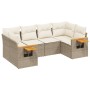 Juego de sofás jardín con cojines 6 pzas ratán sintético beige de , Conjuntos de jardín - Ref: Foro24-3227101, Precio: 470,69...