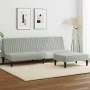 Juego de sofás 2 piezas terciopelo gris claro de , Sofás - Ref: Foro24-3216274, Precio: 284,17 €, Descuento: %